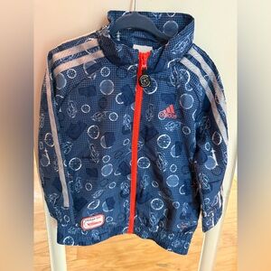 Adidas Disney Pixar Cars lined windbreaker size 98